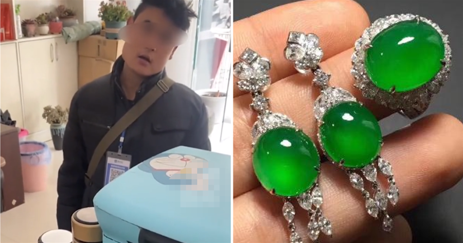 男子進店推銷50元掛飾，被拒后跪地強賣，店主無奈購買：他看起來特別兇