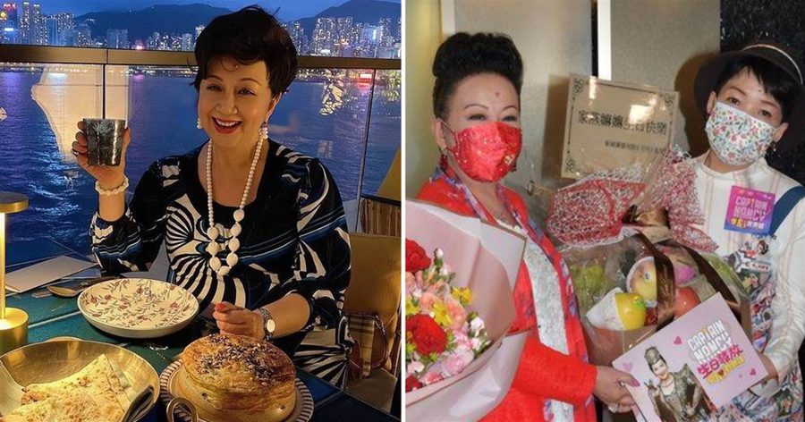 知名女星薛家燕慶72歲生日，喜獲9月大孫拜壽，分手小17歲男友不悲傷