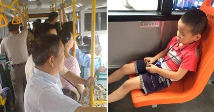 6歲孩子被孕婦強制讓座，叫囂「你就是沒教養」媽媽當場理性回懟，乘客拍手叫好