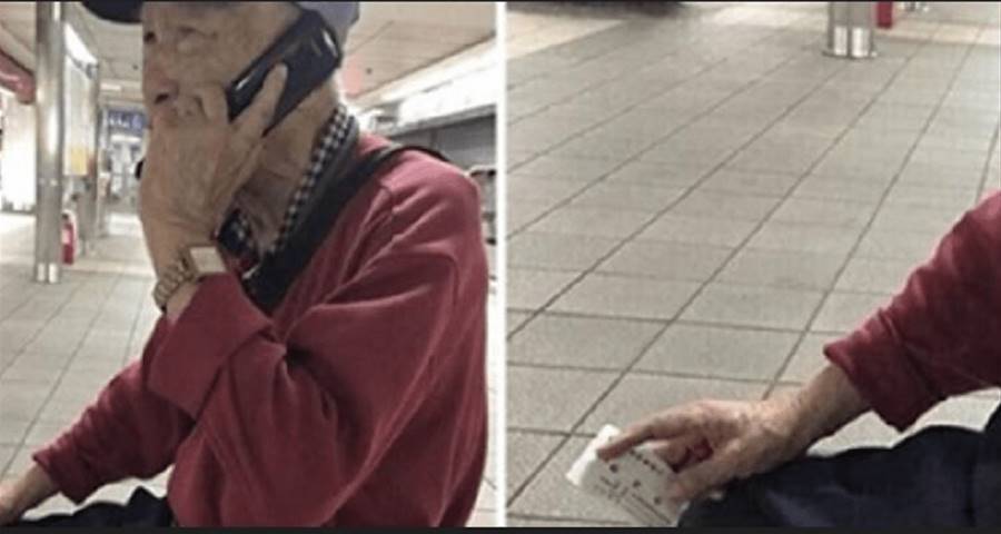 能幫我打電話嗎？陌生阿公「手握10年前名片」在捷運站求助，女大生路過幫忙「一打通哭出聲」：謝謝你