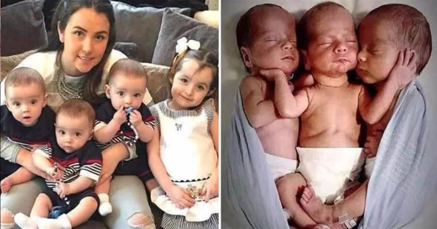 二億分之一的幾率！23歲媽媽生下三胞胎，似復製粘貼，10個月後發現大秘密，醫生不敢信：比中樂透還難！
